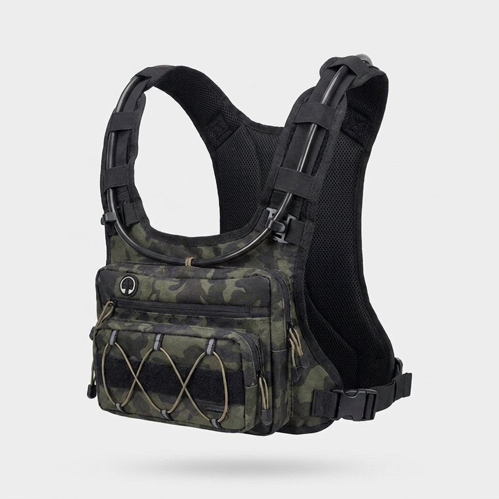 HydraKor Vest Night Camo colorway front view