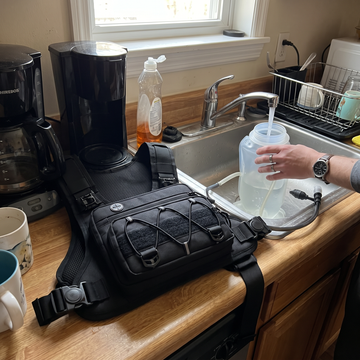 HydraKor hydration vest review photo by Gina B.